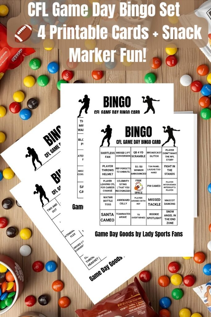 CFL Game Day Bingo
